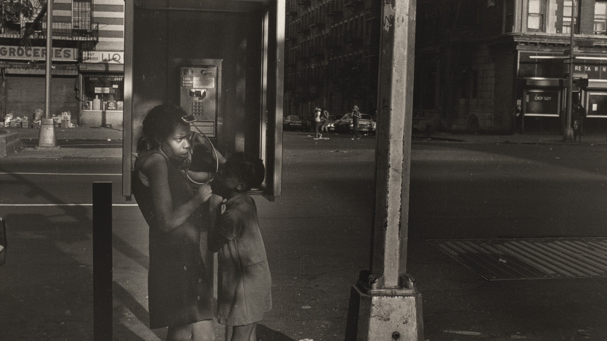 Ming Smith. Mother and Child, Harlem, NY. 1977. Gelatin silver print, 11 × 14&#34; (27.9 × 35.6 cm). Committee on Photography Fund
