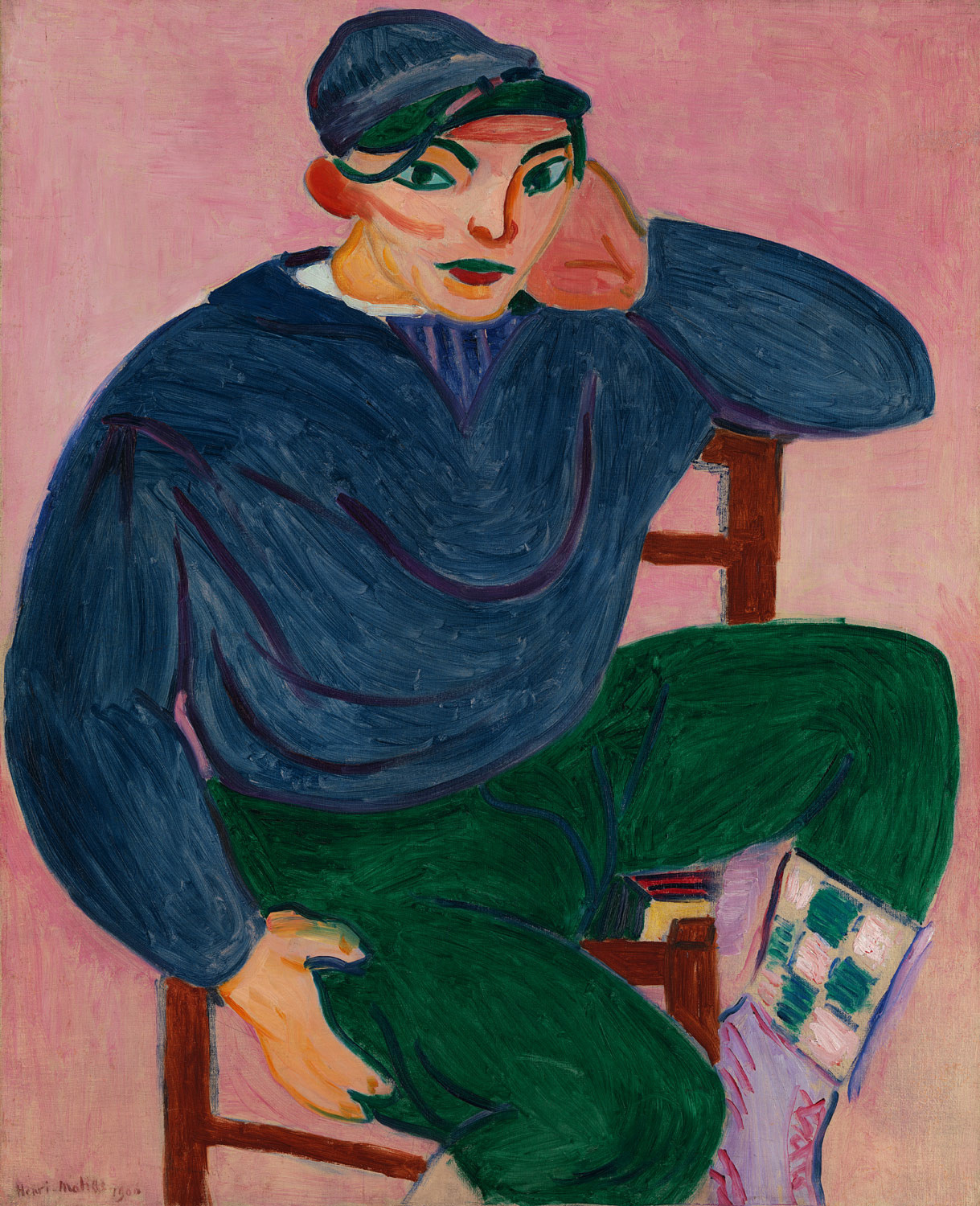 Henri Matisse. *Young Sailor II*. 1906. Oil on canvas, 39 7/8 × 32 5/8ʺ (101.3 × 82.9 cm). Jacques and Natasha Gelman Collection, The Metropolitan Museum of Art, New York. © 2022 Succession H. Matisse / Artists Rights Society (ARS), New York