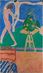 Henri Matisse. Nasturtiums with the Painting “Dance” I. 1912. Oil on canvas, 6ʹ 3 1/2ʺ × 45 3/8ʺ (191.8 × 115.3 cm). Bequest of Scofield Thayer, The Metropolitan Museum of Art, New York. © 2022 Succession H. Matisse / Artists Rights Society (ARS), New York