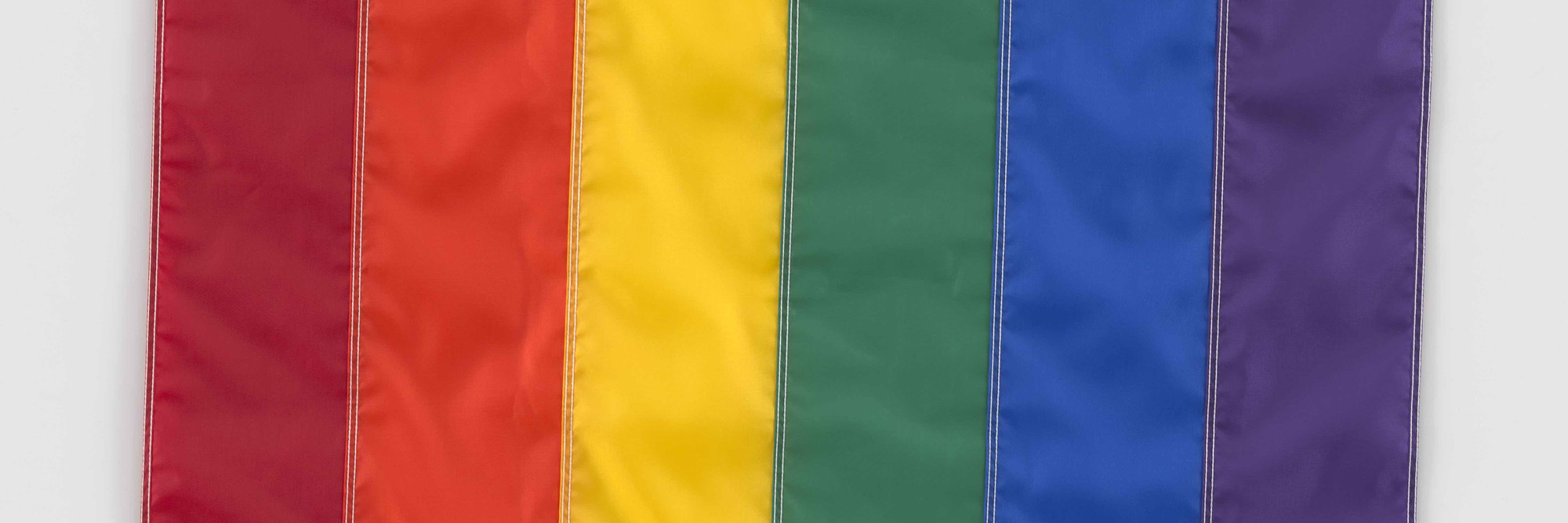 Gilbert Baker. Rainbow Flag. 1978. Nylon, 36 × 60&#34; (91.4 x 152.4 cm). Gift of the designer