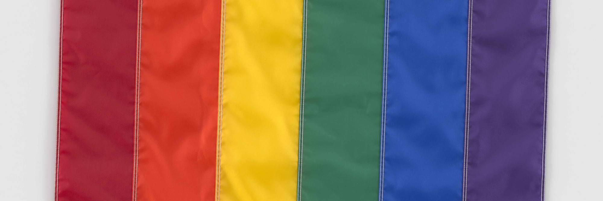 Gilbert Baker. Rainbow Flag. 1978. Nylon, 36 × 60&#34; (91.4 x 152.4 cm). Gift of the designer
