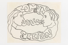 Cecilia Vicuña. Comunicación: común única acción (Communication: Common Action) from the series AMAzone Palabrarmas. 1978. Ink and pencil on paper, sheet: 8 1/2 × 11&#34; (21.6 × 27.9 cm). Latin American and Caribbean Fund, Modern Women’s Fund, gift of Agnes Gund, Amalia Amoedo, María Luisa Ferré Rangel (in honor of Cyril Meduña), and Juan Yarur Torres (in honor of Amalia Amoedo)