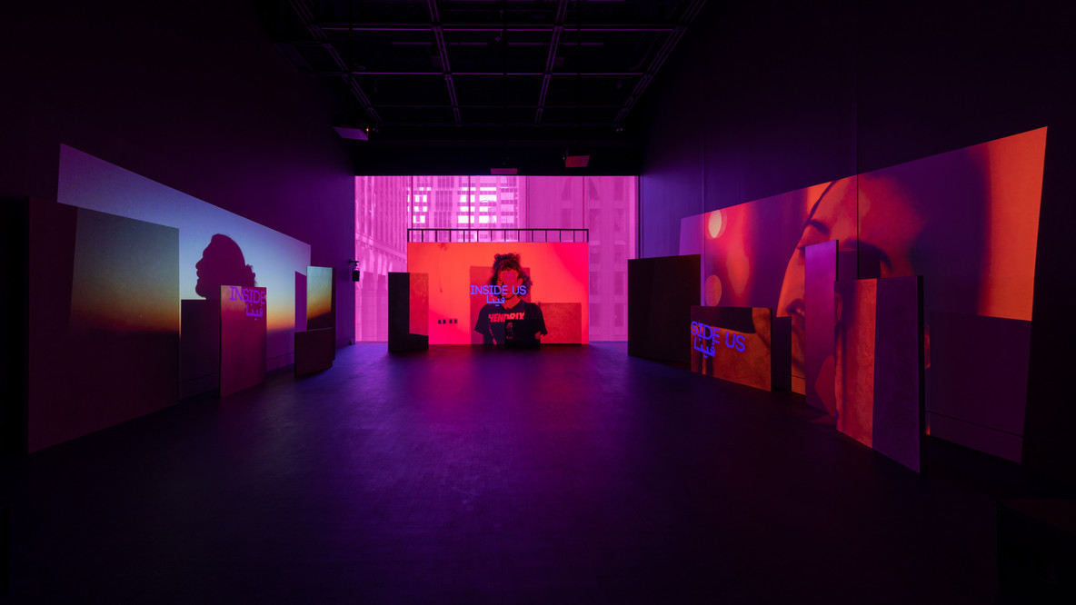 Installation view of Basel Abbas and Ruanne Abou-Rahme: May amnesia never kiss us on the mouth