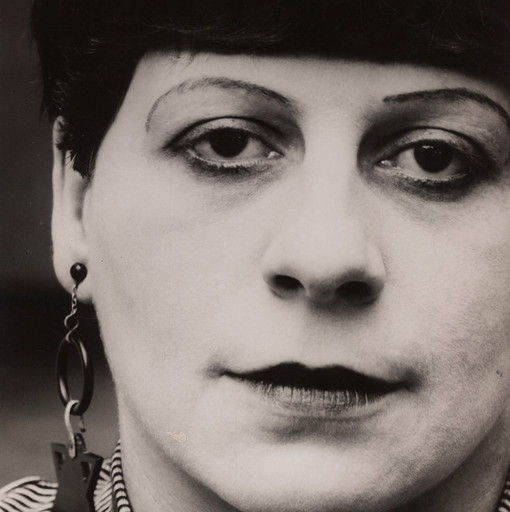 Lucia Moholy. Florence Henri. 1927. Gelatin silver print, 14 5/8 x 11&#34; (37.2 x 27.9 cm). Thomas Walther Collection. Gift of Thomas Walther