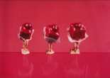 Laurie Simmons. Three Red Petit-Fours. 1990. Chromogenic print. The Museum of Modern Art, New York. Gift of Helen Kornblum in honor of Roxana Marcoci. © 2022 Laurie Simmons