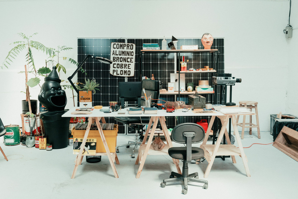 Adrián Balseca’s studio