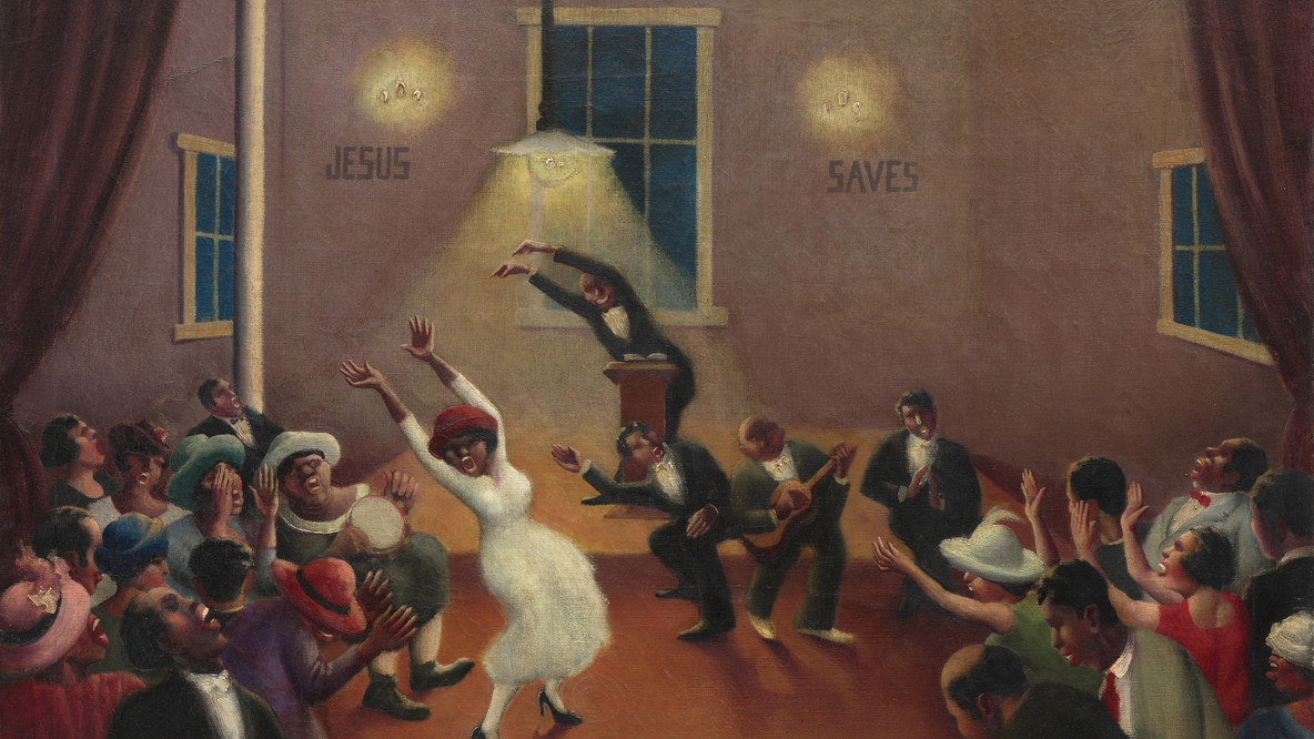 Archibald John Motley Jr. Tongues (Holy Rollers). 1929. Oil on canvas, 29 1/4 × 36 1/8&#34; (74.3 × 91.8 cm). Bequest of Janice H. Levin (by exchange)
