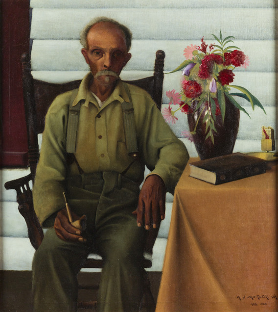 Archibald John Motley Jr. Uncle Bob. 1928