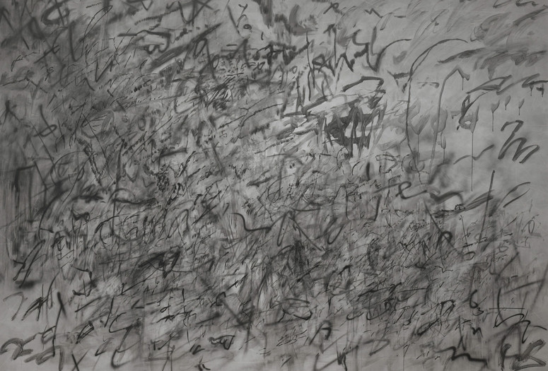 Julie Mehretu. Invisible Sun (algorithm 5, second letter form). 2014. Ink and acrylic on canvas. Gift of the Steven and Alexandra Cohen Foundation, Eugenio Lopez Alonso, and Committee on Painting and Sculpture Funds
