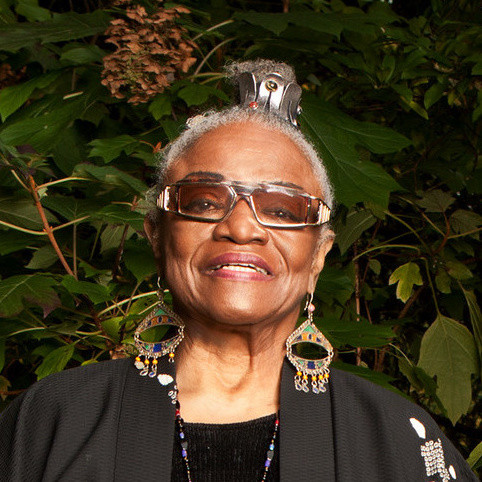 Michele Mattei. Faith Ringgold. 2010. Photograph, 9 7/16 × 12 15/16&#34; (24 × 32.8 cm). Photographic Archive, Artists and Personalities. The Museum of Modern Art Archives, New York