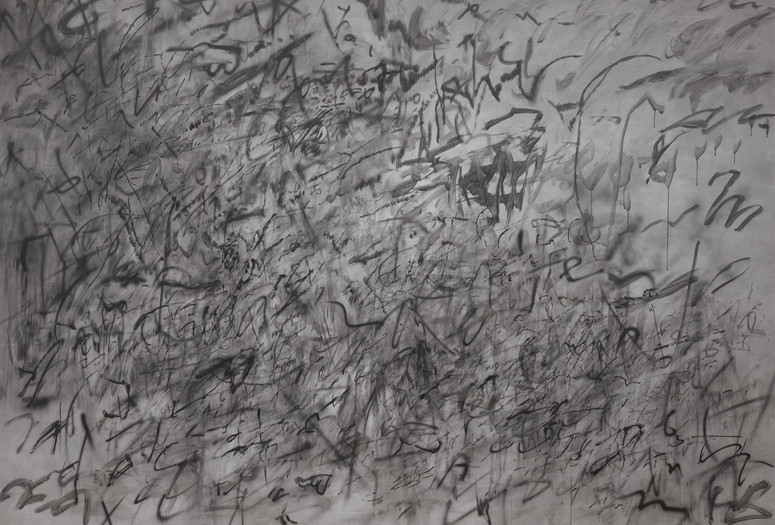 Julie Mehretu. Invisible Sun (algorithm 5, second letter form). 2014. Ink and acrylic on canvas. Gift of the Steven and Alexandra Cohen Foundation, Eugenio Lopez Alonso, and Committee on Painting and Sculpture Funds
