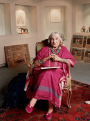 Michele Mattei. Beatrice Wood. April 30, 1997. Photograph, 12 15/16 × 9 7/16&#34; (32.8 × 24 cm). Photographic Archive, Artists and Personalities. The Museum of Modern Art Archives, New York