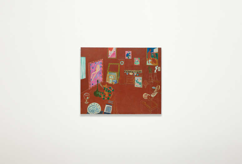 Henri Matisse. The Red Studio. 1911. Oil on canvas. The Museum of Modern Art, New York. Mrs. Simon Guggenheim Fund. © 2022 Succession H. Matisse/Artists Rights Society (ARS), New York
