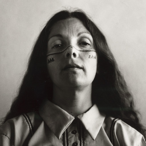 Graciela Iturbide. Autorretrato como Seri, Desierto de Sonora (Self-Portrait as Seri, Sonoran Desert). 1979. Gelatin silver print, 9 5/16 × 9 3/16&#34; (23.6 × 23.4 cm). Acquired through the generosity of the William Talbott Hillman Foundation