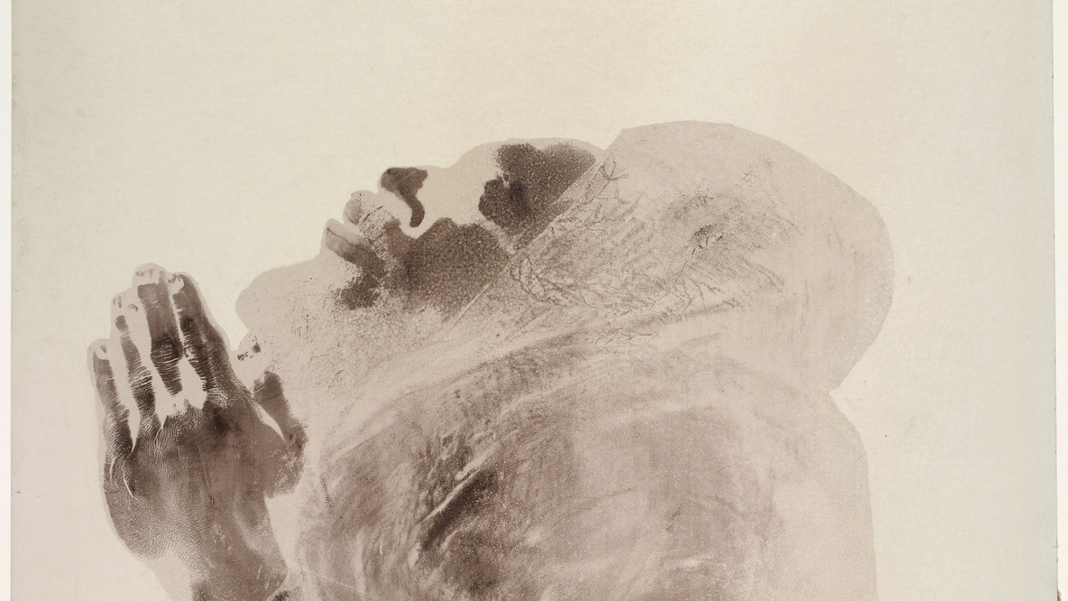 David Hammons. Untitled. 1969. Pigment on board, 36 1/4 x 25 1/8&#34; (92 x 63.8 cm). The Friends of Education of The Museum of Modern Art, the General Print Fund, and Committee on Drawings Funds