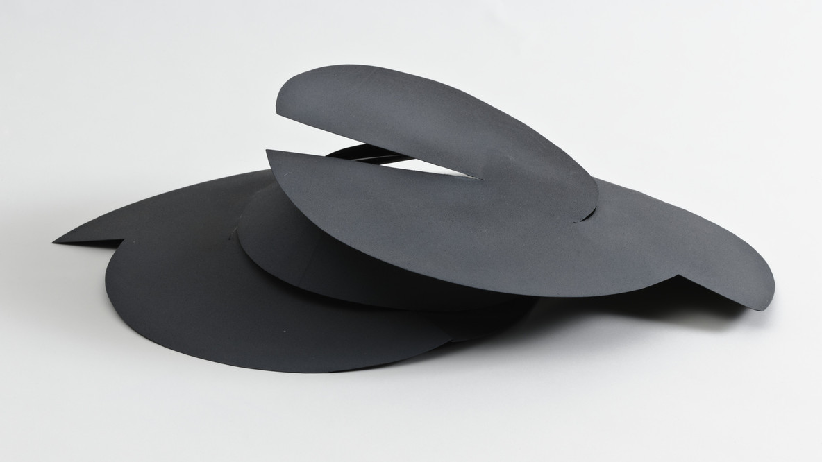 Lygia Clark. Poetic Shelter. 1964. Painted metal, 5 1/2 x 24 x 20 1/8&#34; (14 x 63 x 51 cm). Gift of Patricia Phelps de Cisneros in honor of Milan Hughston