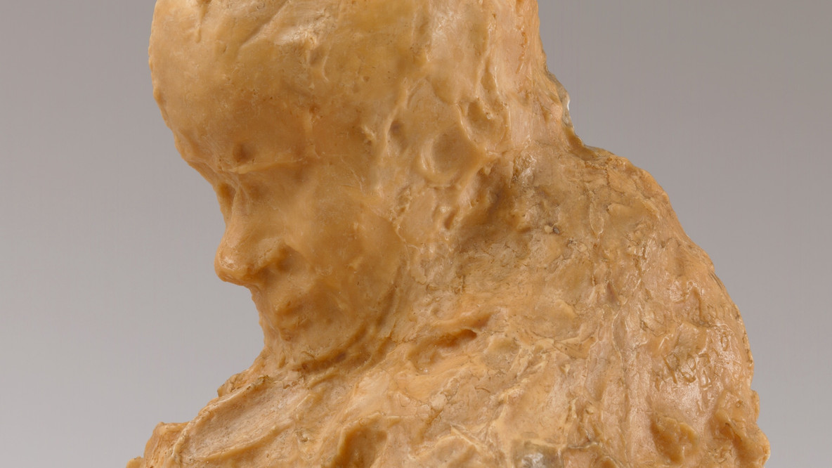 Medardo Rosso. The Concierge. 1883. Wax over plaster, 14 5/8 x 12 1/2 x 6 1/2&#34; (37.1 x 31.8 x 16.5 cm). Mrs. Wendell T. Bush Fund