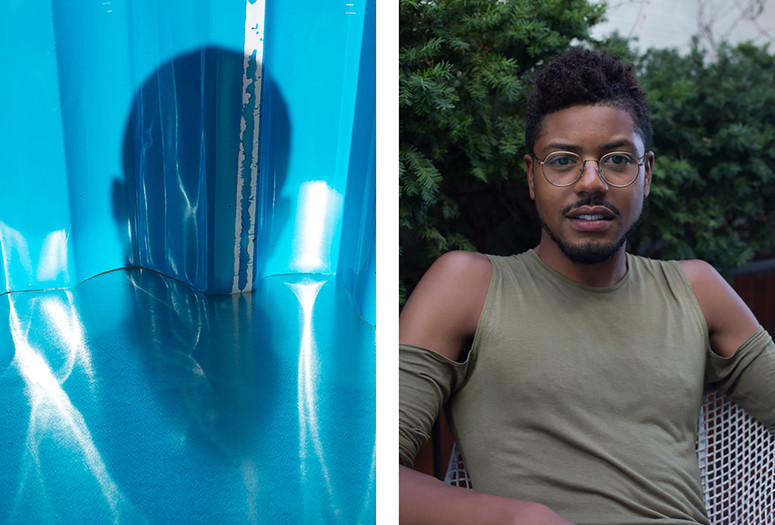 From left: Wolfgang Tillmans. blue self–portrait shadow. 2020; Wolfgang Tillmans. Don Christian Jones (DonChristian). 2016. Images courtesy of the artist, David Zwirner, New York/Hong Kong, Galerie Buchholz, Berlin/Cologne, Maureen Paley, London