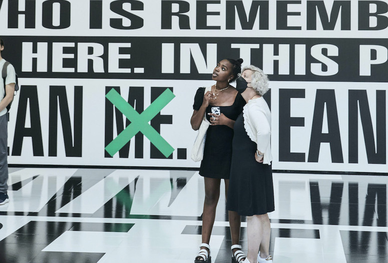 Installation view of Barbara Kruger: Thinking of You. I Mean Me. I Mean You., The Museum of Modern Art, New York, July 16, 2022–January 2, 2023. Photo: Gus Powell