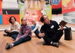 Family Programs (Family Gallery Talks). 2016. Digital Image © The Museum of Modern Art, New York. New York Photo: Martin Seck Image description: Participants looking up at art during a Family Gallery Talk.