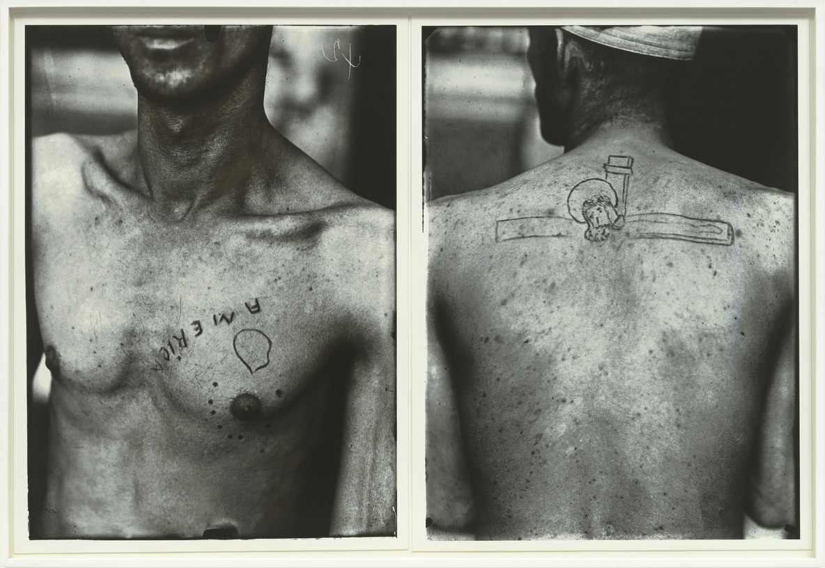 Rosângela Rennó. Sem Titulo (America e Cristo). c. 1996–98