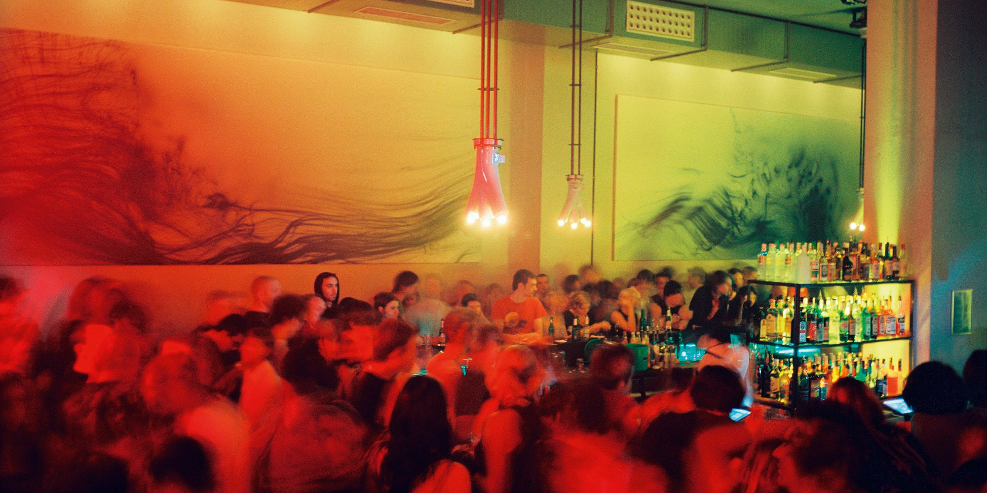 Wolfgang Tillmans. Installation view, Panorama Bar, Berghain, Berlin. 2004. Image courtesy of the artist, David Zwirner, New York/Hong Kong, Galerie Buchholz, Berlin/Cologne, Maureen Paley, London