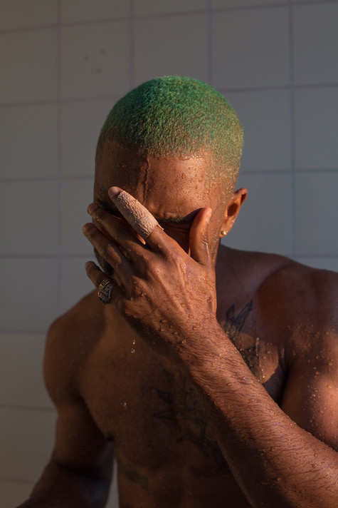 Frank, in the shower. 2015