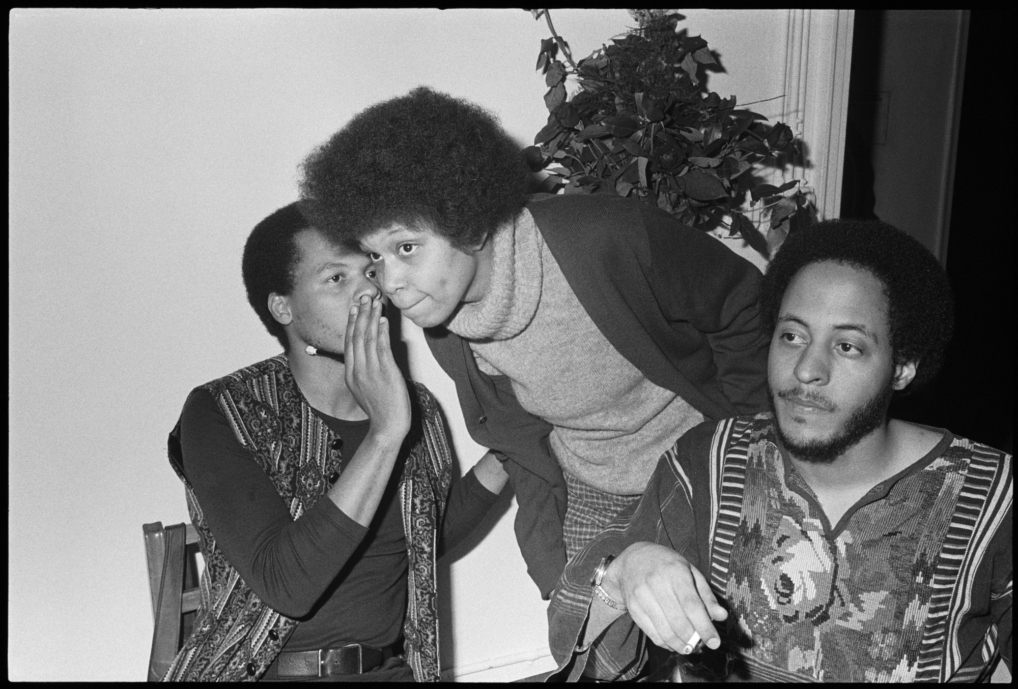 Photographs of A Book Party for *Contextures*, which took place on the same day as the opening of Houston Conwill’s exhibition *Notes of a Griot*. March 18, 1978