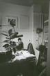 Linda Goode Bryant and Janet Olivia Henry (obscured) at Just Above Midtown, Fifty-Seventh Street, December 1974. Photograph by Camille Billops. Courtesy the Hatch-Billops Collection, New York