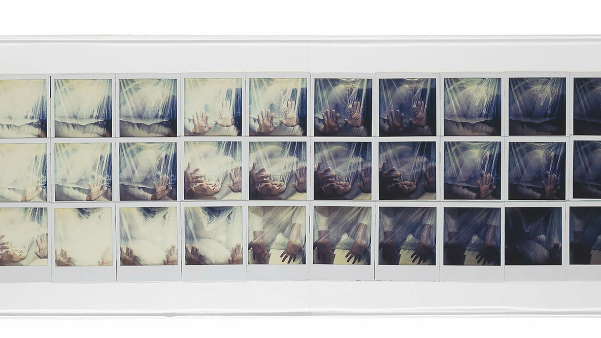 Yeni &amp; Nan. Integrations in water. 1981. Color instant prints (Polaroid), 28 x 141.2 cm (11 x 55 9/16”). Gift of Patricia Phelps de Cisneros through the Latin American and Caribbean Fund in honor of Mauro Herlitzka. © 2022 Yeni &amp; Nan