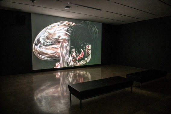 María Magdalena Campos-Pons. Initiation Rite / Sacred Bath (a veces llamado *Baño Sagrado), 1991.
