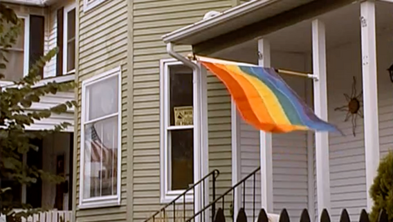 A still from Flag Wars