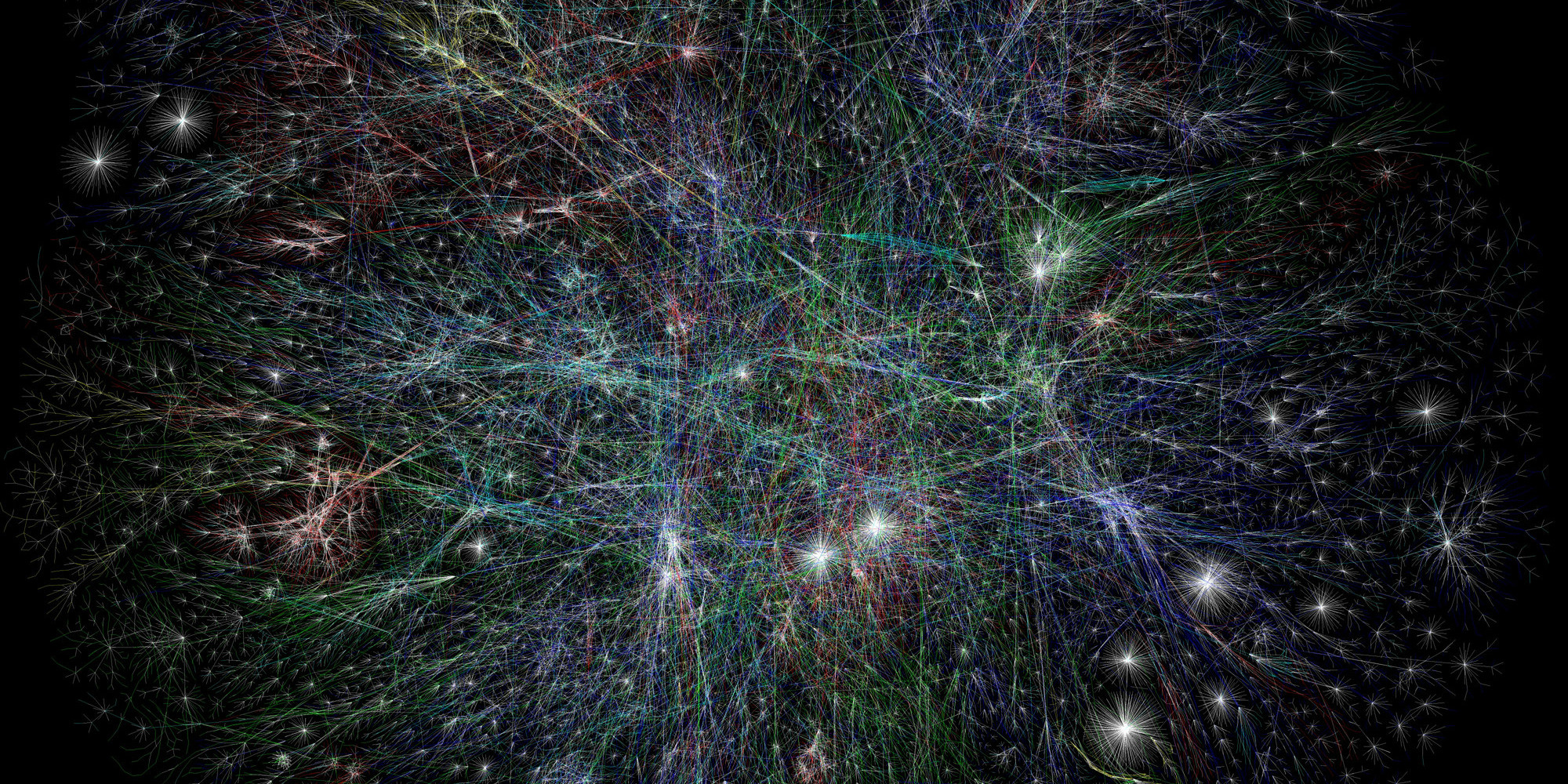 Barrett Lyon, The Opte Project. Mapping the Internet. 2003. Digital print from photo file. The Museum of Modern Art, New York. Gift of the designer. © 2022 Barret Lyon