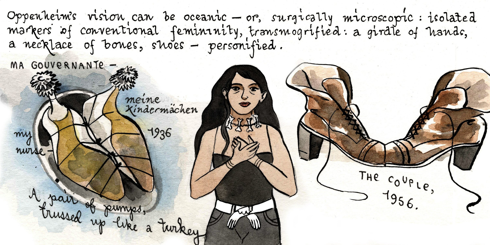 Panel from Bishakh Som’s A Convening of Witches, 2022. Courtesy the artist