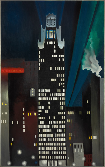 Georgia O’Keeffe. Radiator Building—Night, New York. 1927