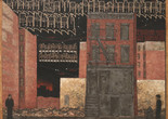 Martin Wong. Stanton near Forsyth Street. 1983. Acrylic on canvas, 48 × 64&#34; (121.9 × 162.6 cm). Gift of the Contemporary Arts Council of The Museum of Modern Art; Steven Johnson and Walter Sudol; and James Keith Brown and Eric Diefenbach. Courtesy of the Estate of Martin Wong and P.P.O.W Gallery, New York, NY