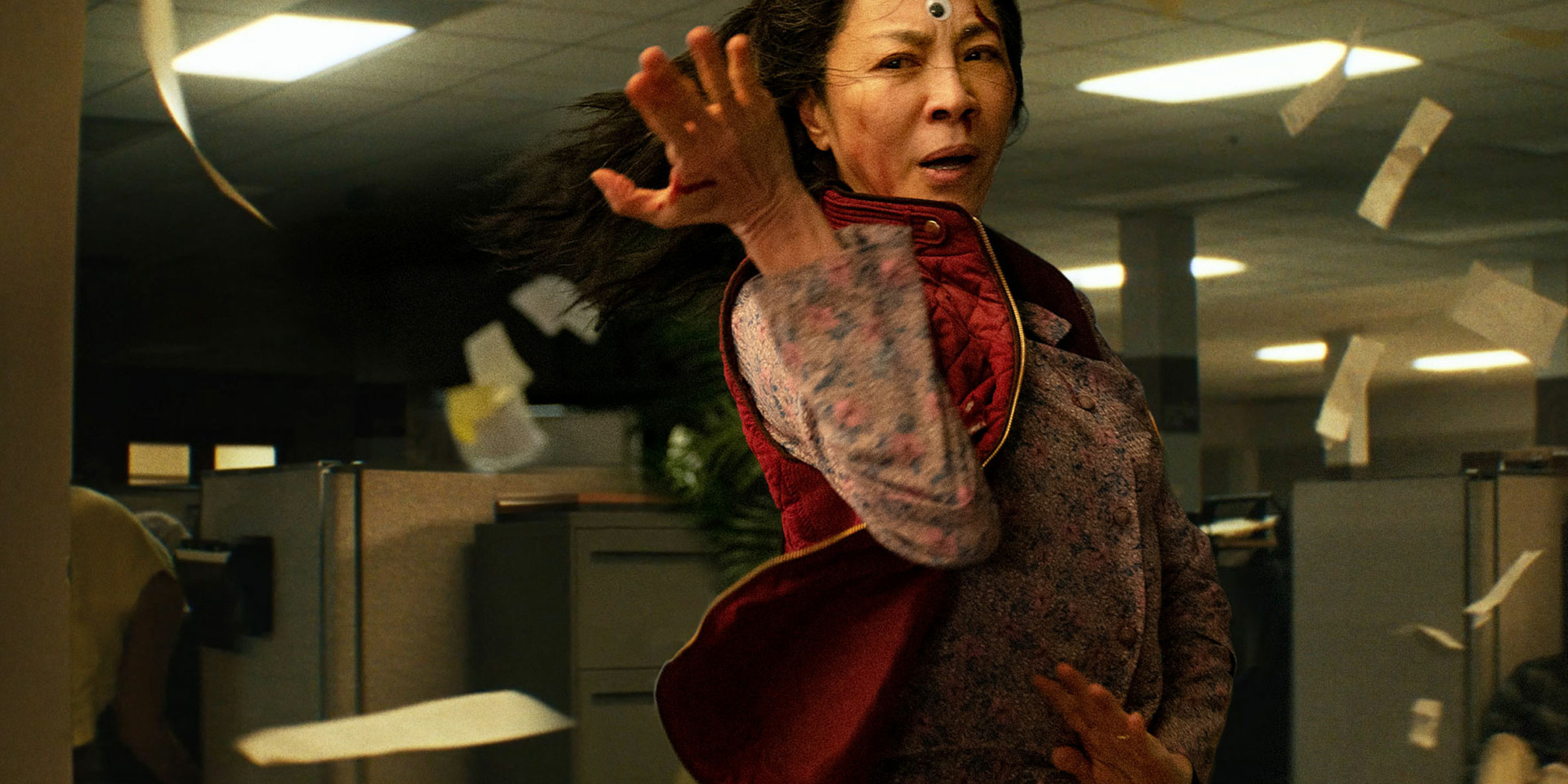 Michelle Yeoh in Everything Everywhere All at Once. 2022. Directed by Daniel Kwan, Daniel Scheinert. Courtesy A24