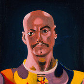 John D. Graham. Harlequin (Self-Portrait). c. 1944. Oil and pencil on canvas, 24 x 20 1/8&#34; (61.2 x 51.3 cm). Gift of Margery and Harry Kahn