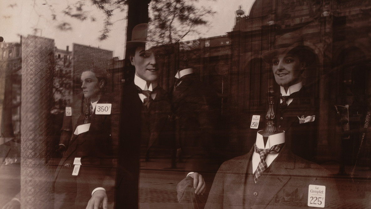 Eugène Atget. Magasin, avenue des Gobelins. 1925. Gelatin silver printing-out-paper print, 8 1/4 × 6 1/2&#34; (21 × 16.7 cm). Abbott-Levy Collection. Partial gift of Shirley C. Burden