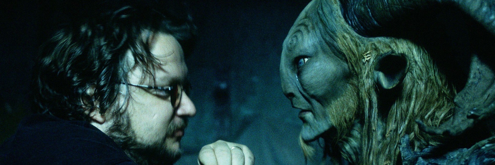 Guillermo del Toro on the set of El laberinto del fauno (Pan’s Labyrinth). 2006. Spain/Mexico. Directed by Guillermo del Toro. Courtesy Photofest