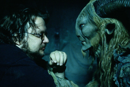 Guillermo del Toro on the set of El laberinto del fauno (Pan’s Labyrinth). 2006. Spain/Mexico. Directed by Guillermo del Toro. Courtesy Photofest