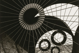 Margaret Bourke-White. Wind Tunnel Construction, Fort Peck Dam, Montana. 1936. Gelatin silver print, 13 × 10&#34; (33.0 × 25.4 cm). Gift of the artist. © 2022 Estate of Margaret Bourke-White / Licensed by VAGA at Artists Rights Society (ARS), NY