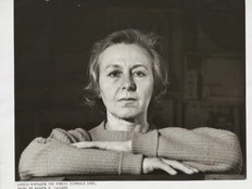 Marvin P. Lazarus. Photograph of Louise Nevelson. 1962. Gelatin Silver Print, 10 x 7 13/16&#34; (25.4 x 19.9 cm). Photographic Archive, Artists and Personalities. The Museum of Modern Art Archives, New York. Digital Image © MoMA, N.Y