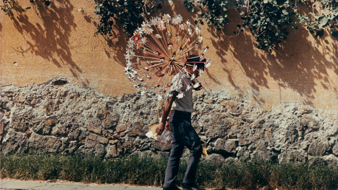 Manuel Álvarez Bravo. The Pinwheels. c. 1965. Chromogenic print, 7 1/2 × 9 5/8&#34; (19 × 24.4 cm). Gift of Arthur M. Bullowa. © 2021 Estate of Manuel Alvarez Bravo / Artists Rights Society (ARS), New York / ADAGP, Paris