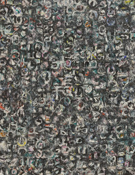 Lee Krasner. Untitled. 1949. Oil on board, 48 x 37&#34; (121.9 x 93.9 cm). Gift of Alfonso A. Ossorio. © 2023 Pollock-Krasner Foundation / Artists Rights Society (ARS), New York