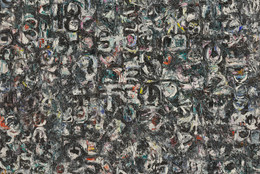 Lee Krasner. Untitled. 1949. Oil on board, 48 x 37&#34; (121.9 x 93.9 cm). Gift of Alfonso A. Ossorio. © 2023 Pollock-Krasner Foundation / Artists Rights Society (ARS), New York