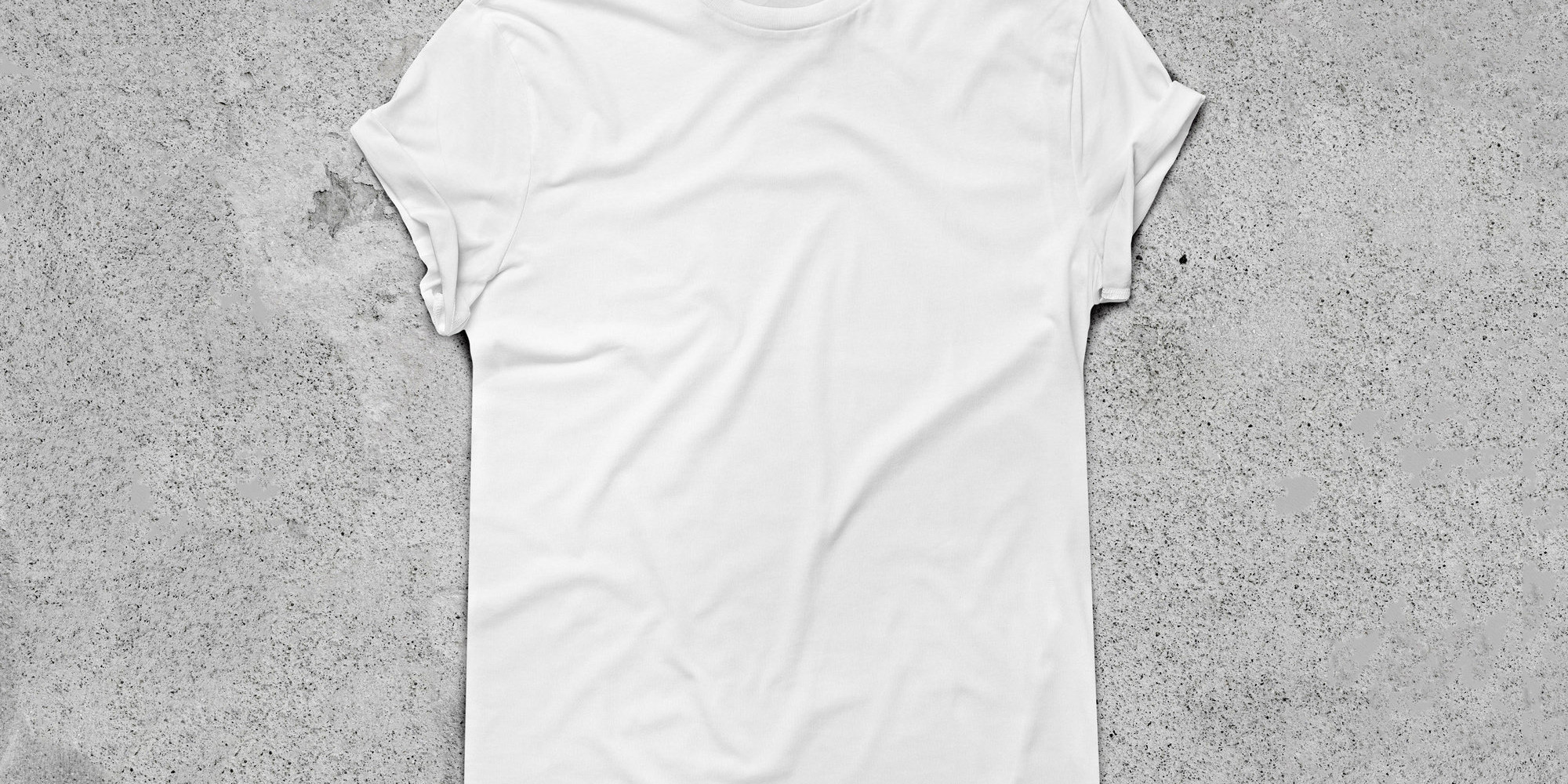 Unknown designer. White T-shirt. Cotton. 29 x 35 1/2&#34; (73.7 x 90.2 cm) (irreg). Gift of the manufacturer. Image courtesy Shutterstock/SFIO CRACHO 2017