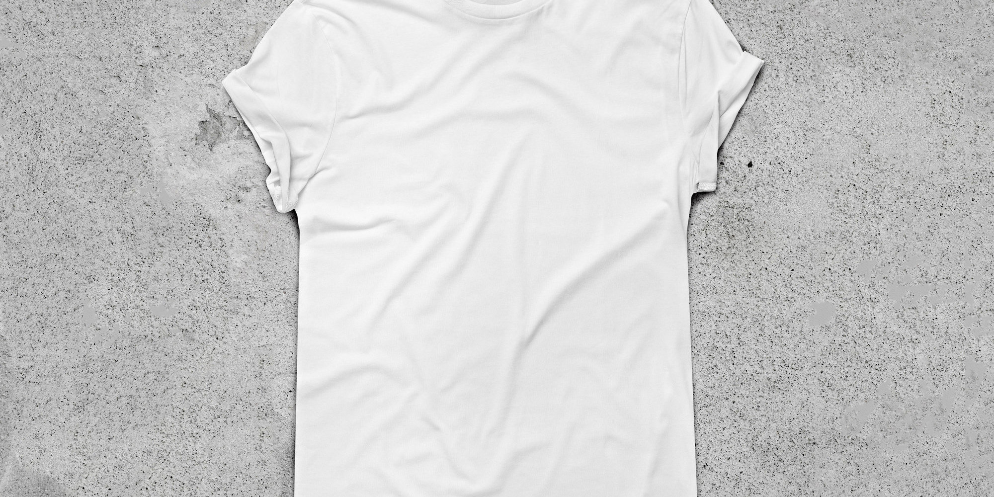 Unknown designer. White T-shirt. Cotton. 29 x 35 1/2" (73.7 x 90.2 cm) (irreg). Gift of the manufacturer. Image courtesy Shutterstock/SFIO CRACHO 2017