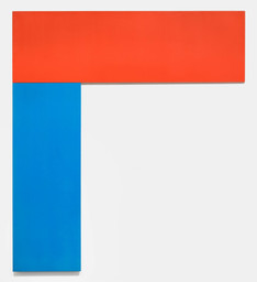 Ellsworth Kelly. Chatham VI: Red Blue. 1971. Oil on canvas, two panels, 9' 6 1/2" x 8' 6 1/4" (290.8 x 259.7 cm). Gift of Douglas S. Cramer Foundation. © 2022 Ellsworth Kelly