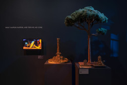 Carlo's tree. 2020; Geppetto's headstone. 2020; Spazzatura's headstone. 2021